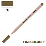 Лінер на водній основі Finecolour Liner 075 коричневий