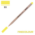Лінер на водній основі Finecolour Liner 093 жовтий флуоресцентний
