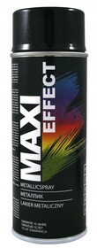 Емаль аерозольна з ефектом металік Maxi Color чорна 400 мл
