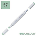 Маркер спиртовий Finecolour Junior 057 срібний зелений G57