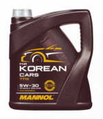 Олива моторна для Корейських авто MANNOL for Korean Cars 5W-30 4 л
