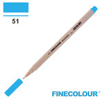 Лінер на водній основі Finecolour Liner 051 блакитний